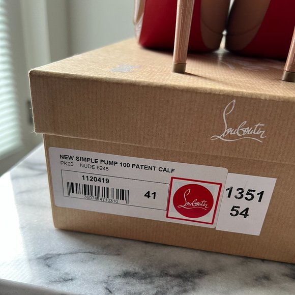 Christian Louboutin New Simple 100mm Pumps (as seen on Paris Hilton) - Picture 9 of 9